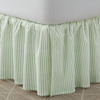 Laura Ashley Ticking Stripe Bed Skirt