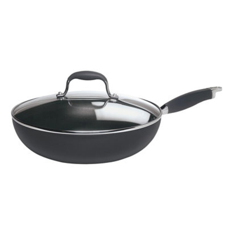 Anolon Advanced Bronze Hard-Anodized Nonstick Ultimate Pan with Lid 12-Inch