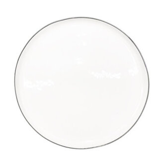 Canvas Home Abbesses Colored Rim Porcelain Dinner Plate