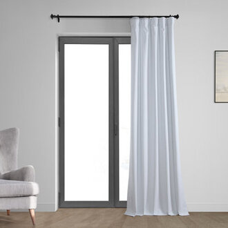 Bodulf Thermal Cross Linen Weave 100 Blackout Curtains for Bedroom  Living Room Curtains - Single Panel Drapes