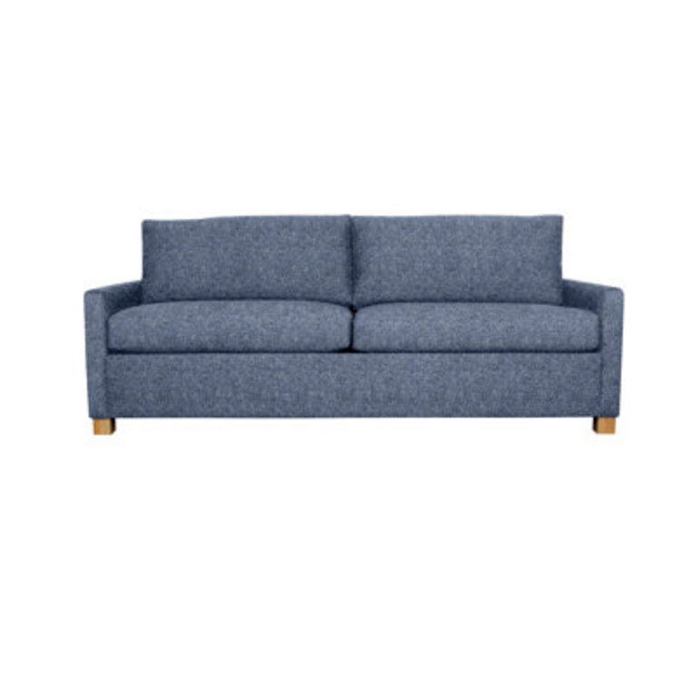 Louisa 87 Square Arm Sofa Bed with Reversible Cushions with USB