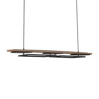 Harmannus 5-light Dimmable LED Rectangular Chandelier