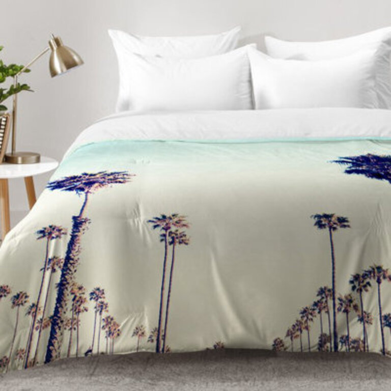 Bree Madden Modern  Contemporary Floral Comforter Set