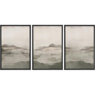 Minimal Landscape  Abstract Desert Landscape Prints  3 - Pieces