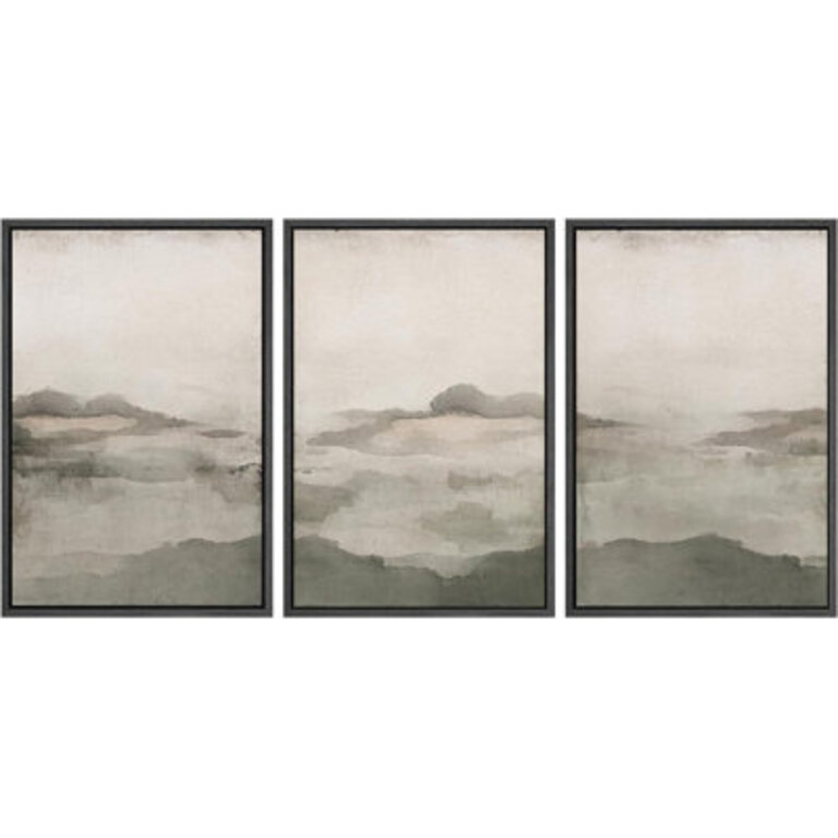 Minimal Landscape  Abstract Desert Landscape Prints  3 - Pieces