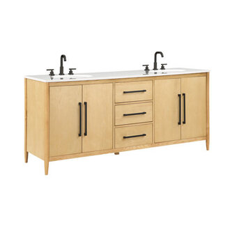 Felicity 72 Double Bathroom Vanity with Quartz Top