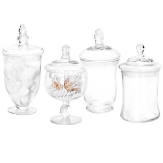 Glass Jar - Set of 4