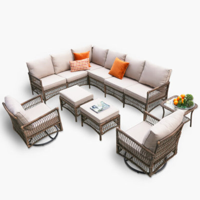 Corringham 8 - Person Seating Group with Cushions