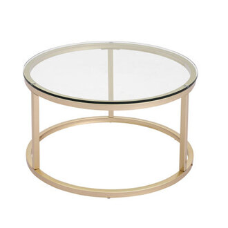 Emmitt Glass Top Nesting Coffee Table