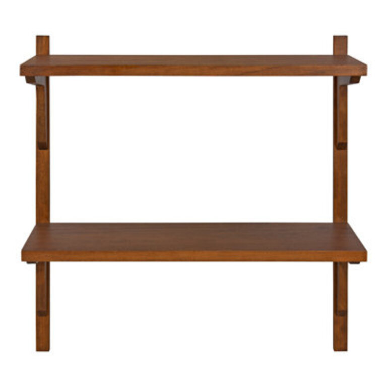 Baez 2 Piece Poplar Tiered Shelf