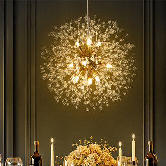 Wallin 9 - Light Sphere Dimmable Sputnik Chandelier