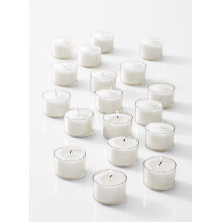 Unscented Tealight Candle with Plastic Holder
