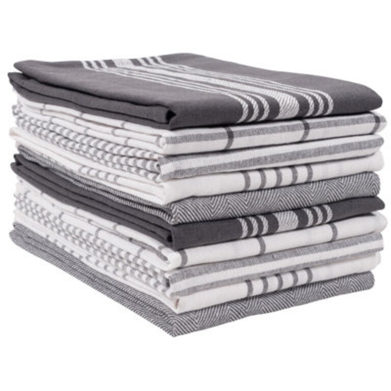 Cotton Stripe Jacquard Tea Towel Kitchen Towel