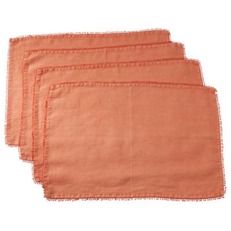 Set of 4 Brigid PomPom Placemats