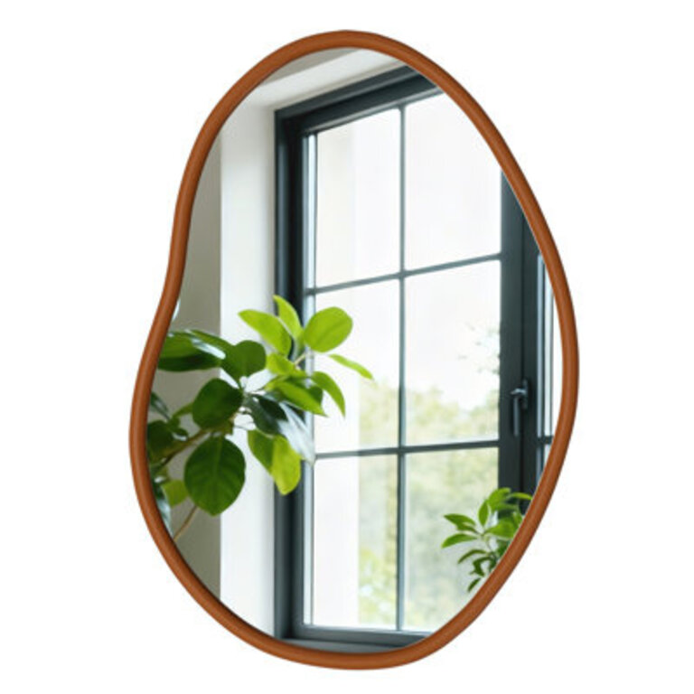 Asymmetrical Mirror Irregular Finleyville Decorative For Bedroom Living Room Entryway Hall