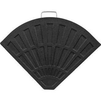 Charina 26lbs Umbrella Base Weight - Individual Resin and Cement Weighted Plate for Anchoring Cantilever or Offset Umbrella Bases by Pure Garden