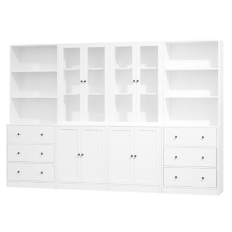 Reshelle Book Cabinet Storage Bookcase