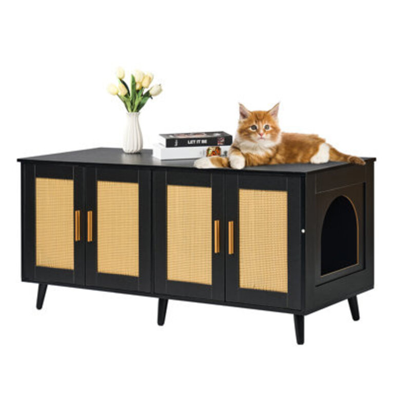 Merlyn Particle Board Self-Cleaning Litter Box