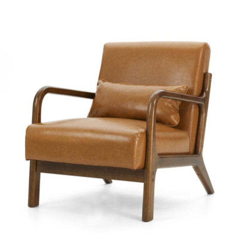 Bradley Faux Leather Armchair