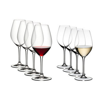 Set of 8 RIEDEL Wine Glasses