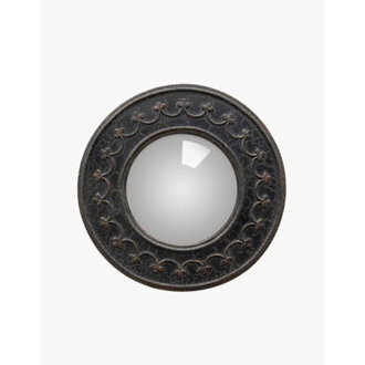 Souders Garland Round Wall Mirror Space Accent Convex