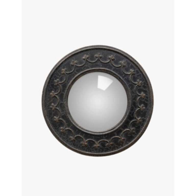 Souders Garland Round Wall Mirror Space Accent Convex
