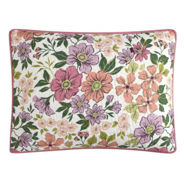 Eira 3 Piece Floral Quilt Set