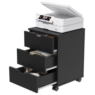 Antojuan 1574 Wide 3 -Drawer Mobile File Cabinet