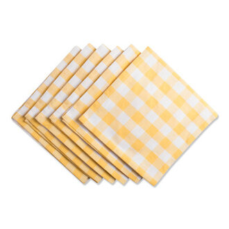 Silberman Cotton Plaid Square Napkin