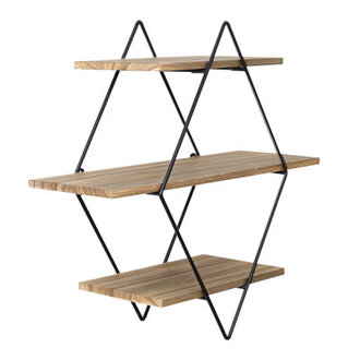Alaina 3 Piece Diamond Floating Shelf