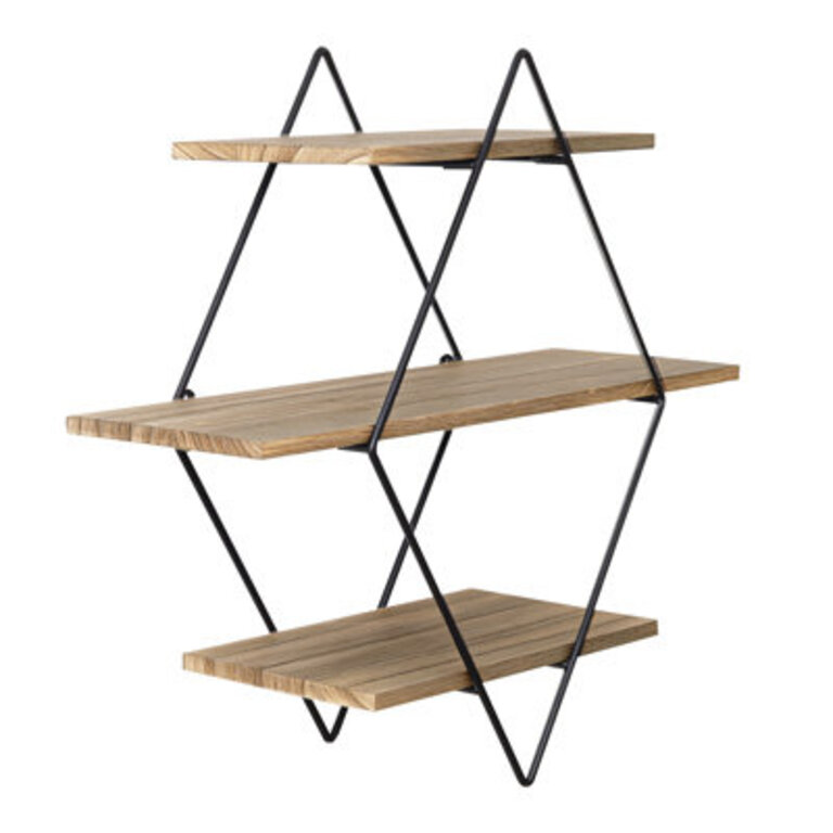 Alaina 3 Piece Diamond Floating Shelf