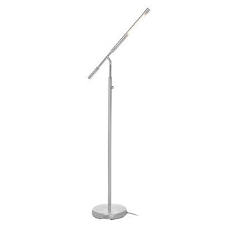 Blencoe 59 Brushed Nickel LED Task Floor Lamp