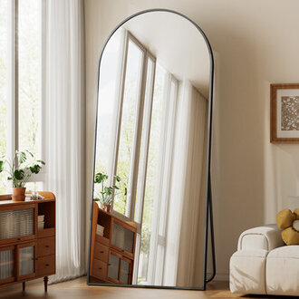 Oversized Full Length Mirro Arch Body Dressing Floor Mirrors For Standing Leaning