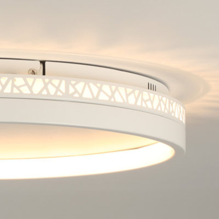 Deontee Modern Dimmable LED Flush Mount Ceiling Light with Remote Control