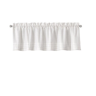 Cotton Blend Tailored Window Valance