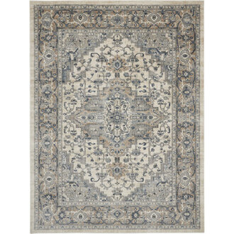 Jurado Oriental IvoryGrayBeige Area Rug