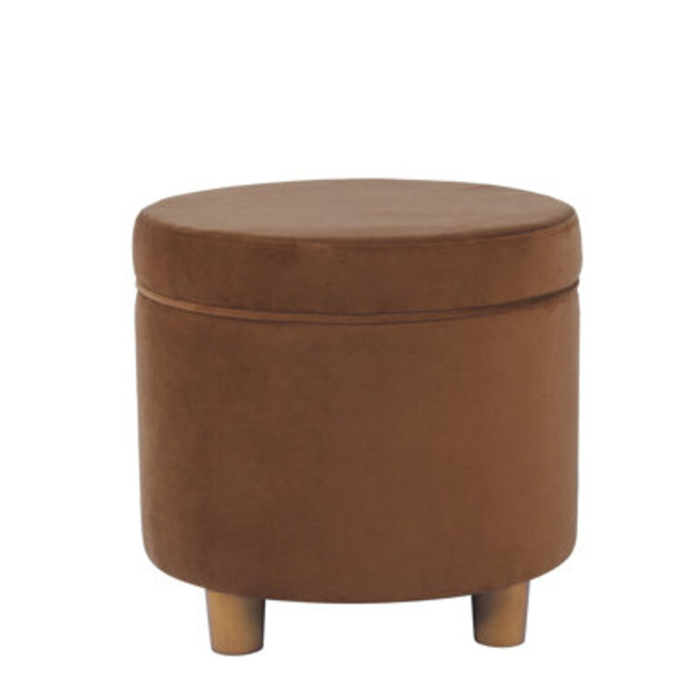 Mayen 19 Wide Round Storage Ottoman