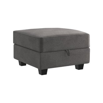 Livsey Velvet Ottoman