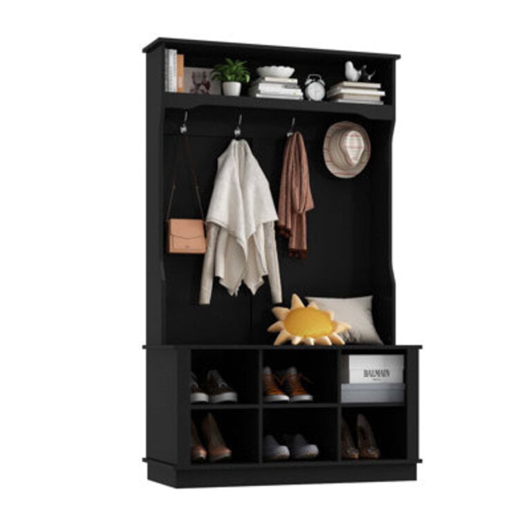 Aldoyn Hall Tree 398 Wide with Bench and Shoe Storage