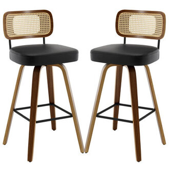 Lucania Swivel Upholstered Counter  Bar Stool