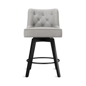 Bianny Swivel Upholstered Counter Stool