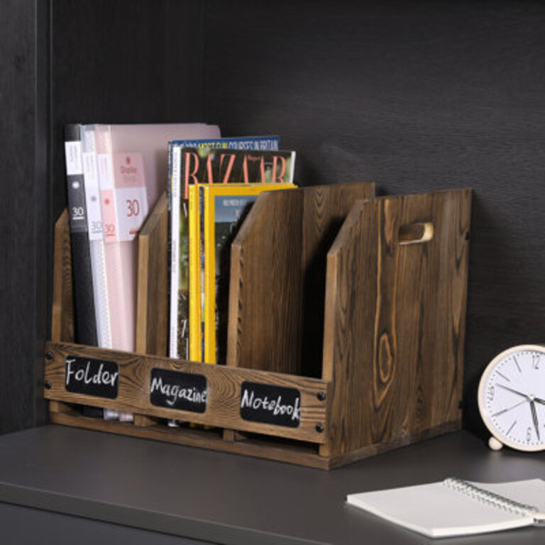 Graven Solid Wood Magazine Holder