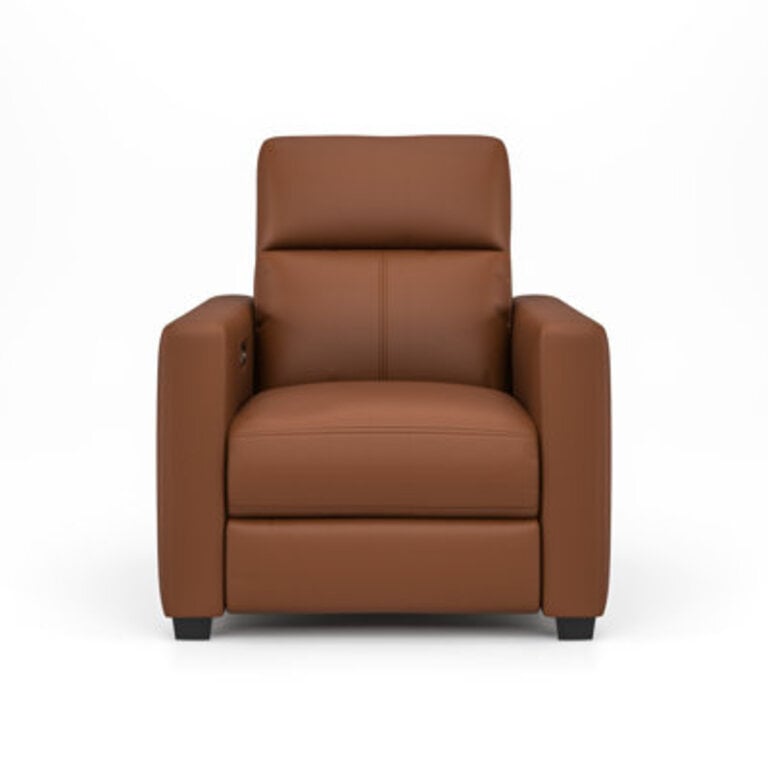 Broadway 34 Leather Power Club Recliner