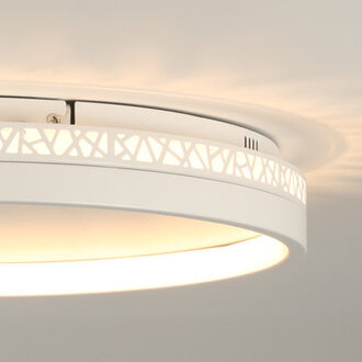 Deontee Modern Dimmable LED Flush Mount Ceiling Light with Remote Control