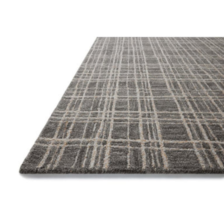 Chris Loves Julia x Loloi Polly Graphite  Pebble Area Rug