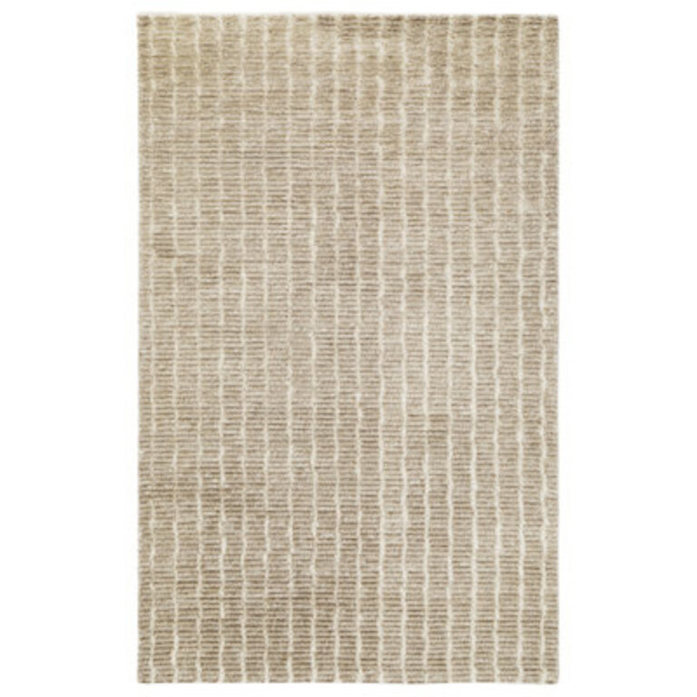 Debra Hand Tufted Wool Striped Indoor Rug