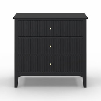 Amberrae Large 3 Drawer Dresser Wide Chest of Drawers