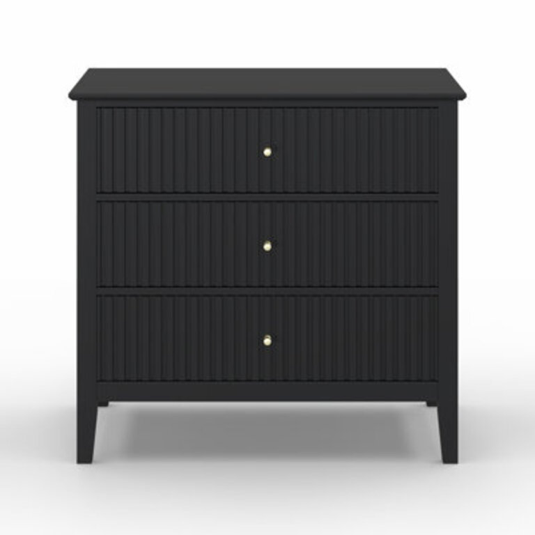 Amberrae Large 3 Drawer Dresser Wide Chest of Drawers