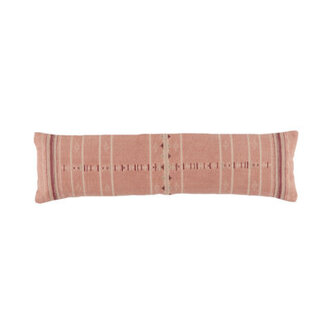 Mikes Handmade Tribal Blush And Ivory Lumbar Pillow Cover