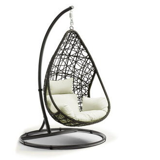 Forkland Swivel Wicker Outdoor Lounge Chair